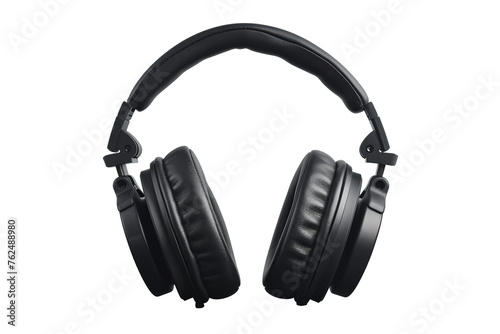 High-quality headphones isolated on transparent background With clipping path. cut out. 3d render