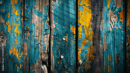 abstract background of old painted wall with scratches and peeling paint, empty dirty wall background