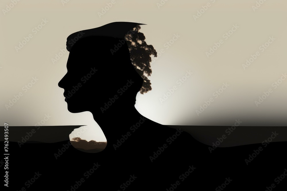 Detail-oriented Tech person head. Digital skill ai. Generate AI Detail-oriented Tech person head. Digital skill ai. Generate AI