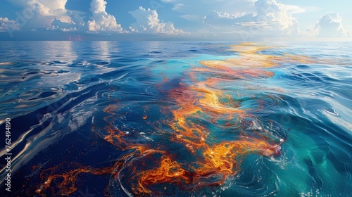 Nanotechnology for cleaning oil spills in the ocean