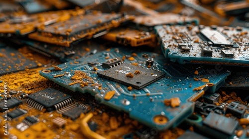 Biodegradable electronics reducing e-waste in tech industries © Gefo