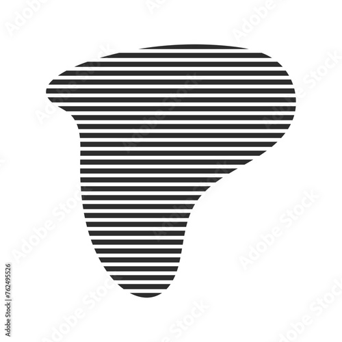 Abstract Pattern Stripes Blob