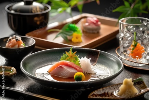 Free photo delicious Japanese food