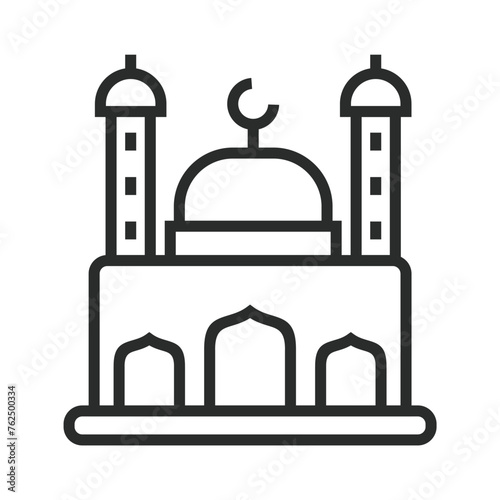 mosque outline icon