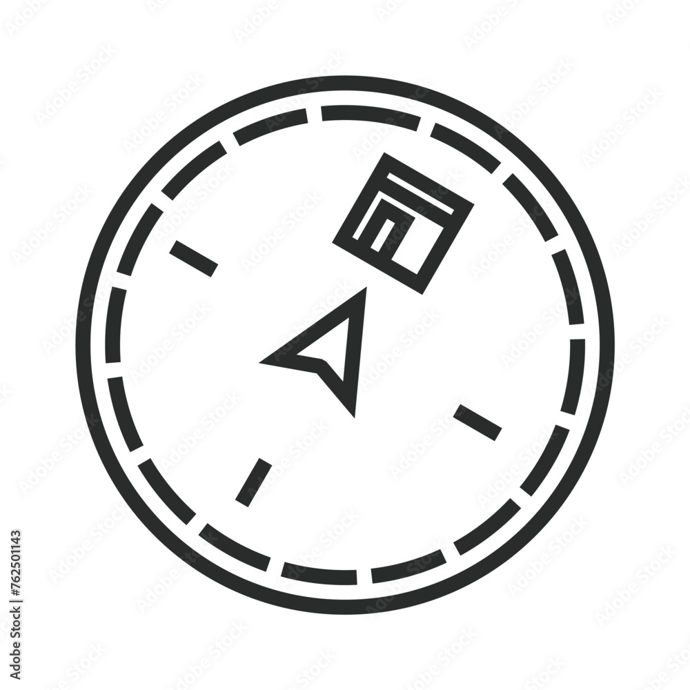 vector illustration of qibla icon with outline style. suitable for any purpose. vector illustration of qibla icon with outline style. suitable for any purpose.