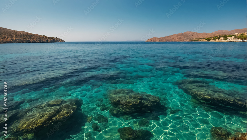 Beautiful sea, Crete island amazing