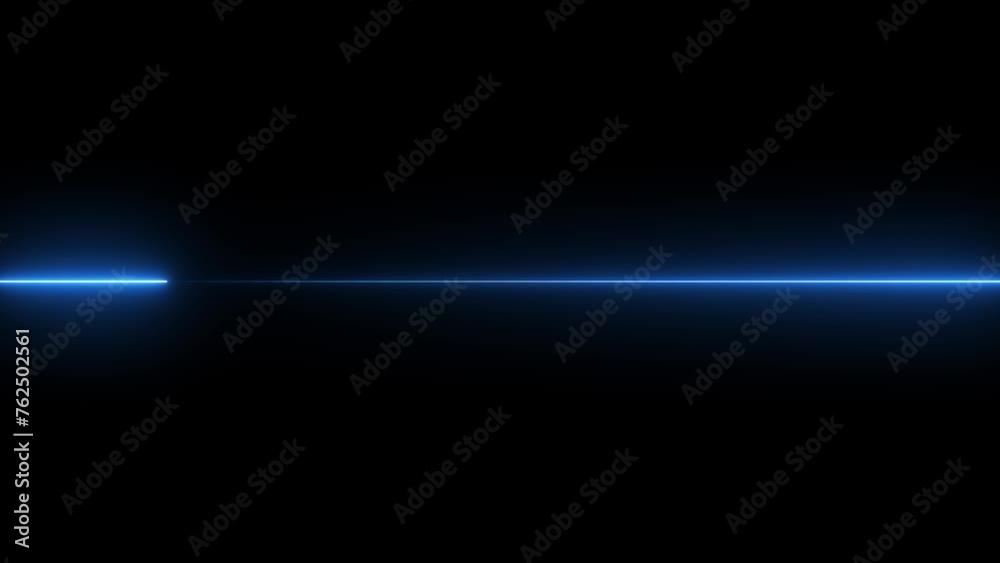 Seamless loop animation of glowing horizontal neon lines streaming across on the screen. Seamless loop animation of glowing horizontal neon lines streaming across on the screen.