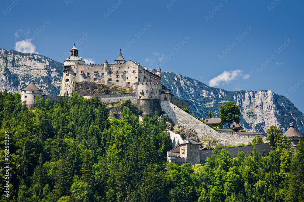 Österreich, Salzburg, Salzburger Land, Werfen, Burg, Festung Hohenwerfen