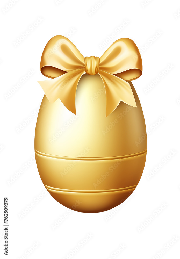 Golden spherical gift with a glossy bow illustration Golden spherical gift with a glossy bow illustration