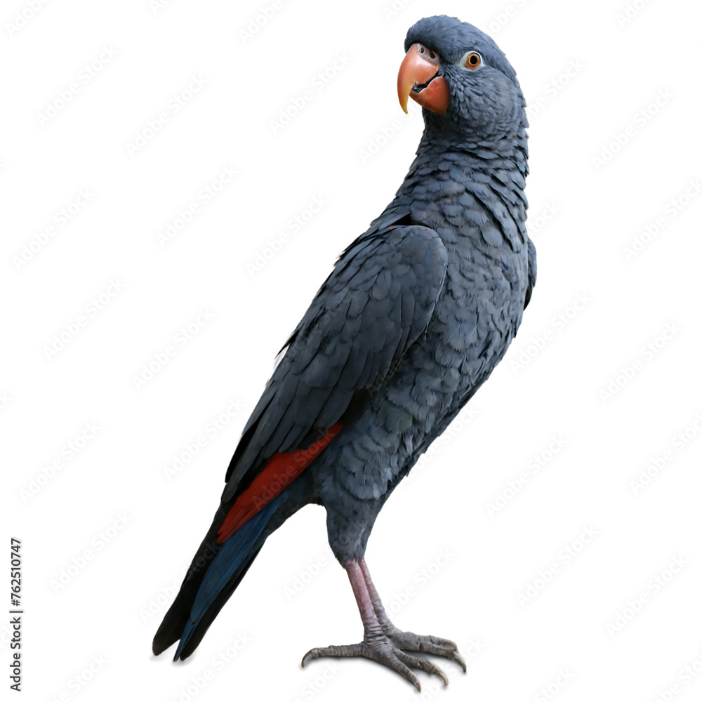 black and red crested cockatoo isolated on transparent background black and red crested cockatoo isolated on transparent background