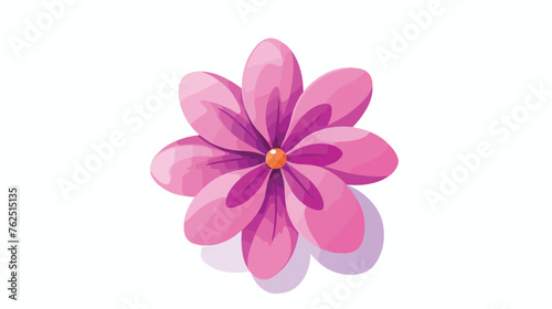 Flower icon image flat vector isolated on white background