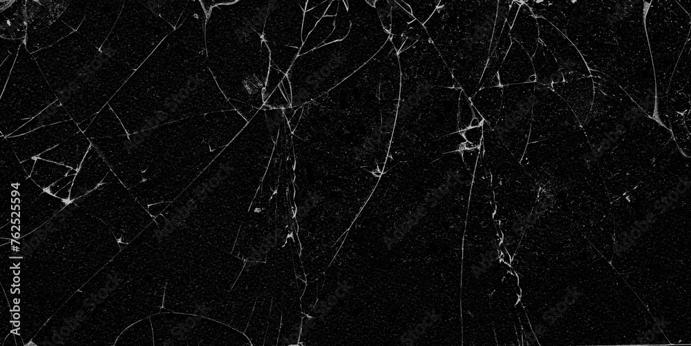 Texture of broken glass on a black background. stock image