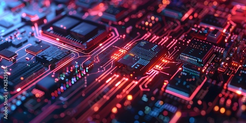 electronic circuit board background