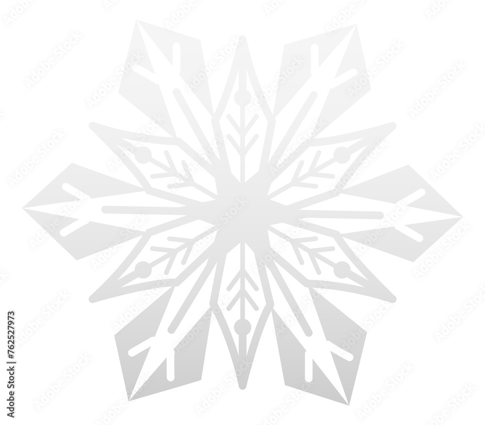Snow element. Winter silver snowflake. Christmas decoration Snow element. Winter silver snowflake. Christmas decoration