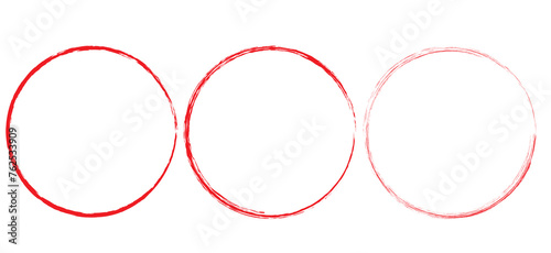 Collection hand drawn round shape. Sketch of circular doodles with a marker. Set of circular frames. Vector illustration on a isolation white background