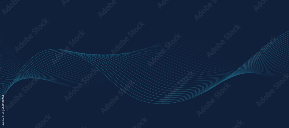 Abstract digital technology futuristic blue background.