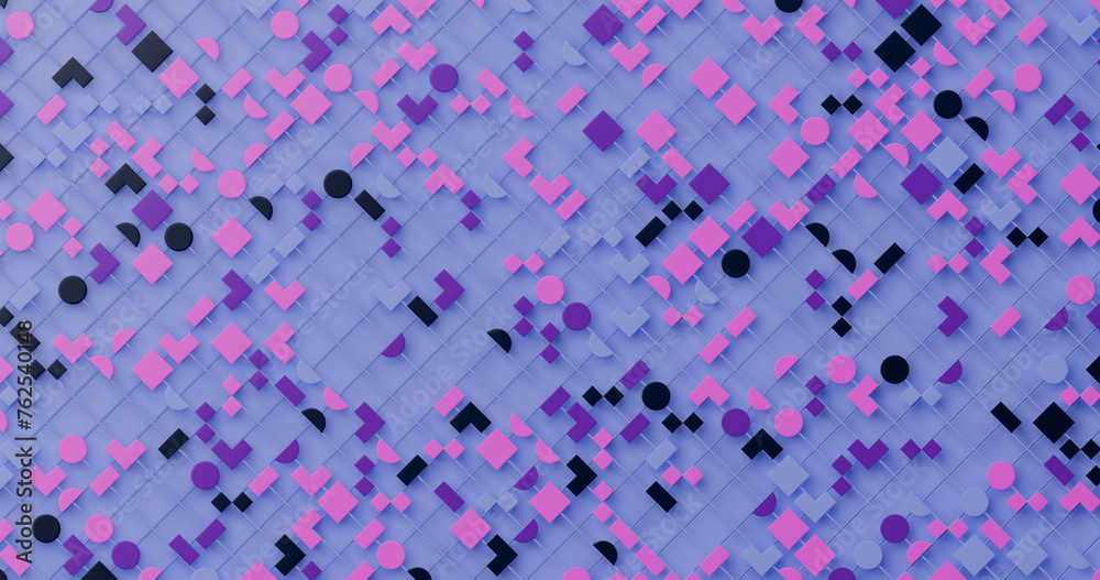 Geometric shapes abstract background