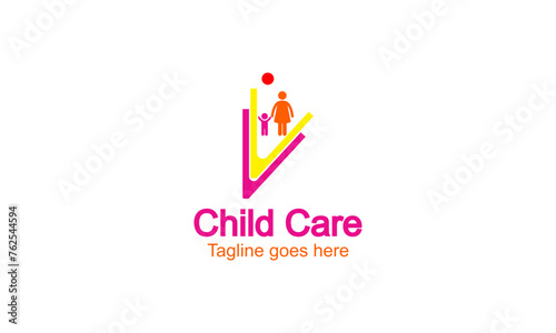 A creative logo depicting a colorful playground with children playing, reflecting fun and activity.
