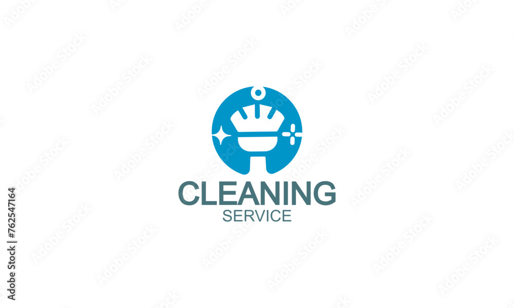 Cleaning logo.Cleaning protection,house cleaner Cleaning logo.Cleaning protection,house cleaner