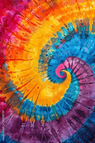 Rainbow twist abstract artistic background