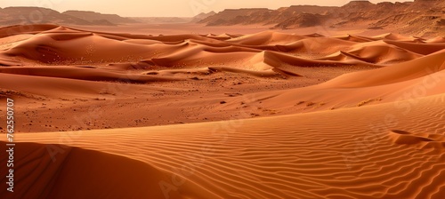 Captivating sahara desert landscape in egypt with mesmerizing rolling sand dunes