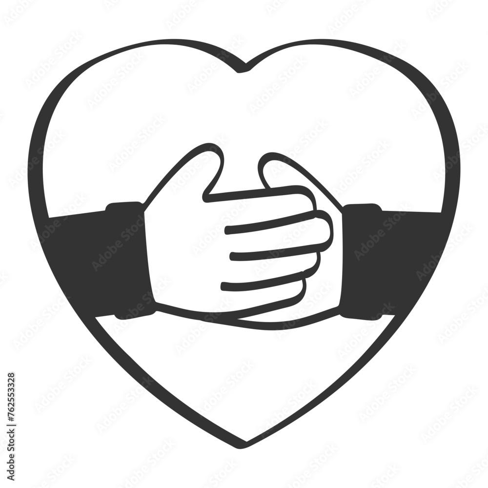 Fototapeta premium this is hand icon vector illustration