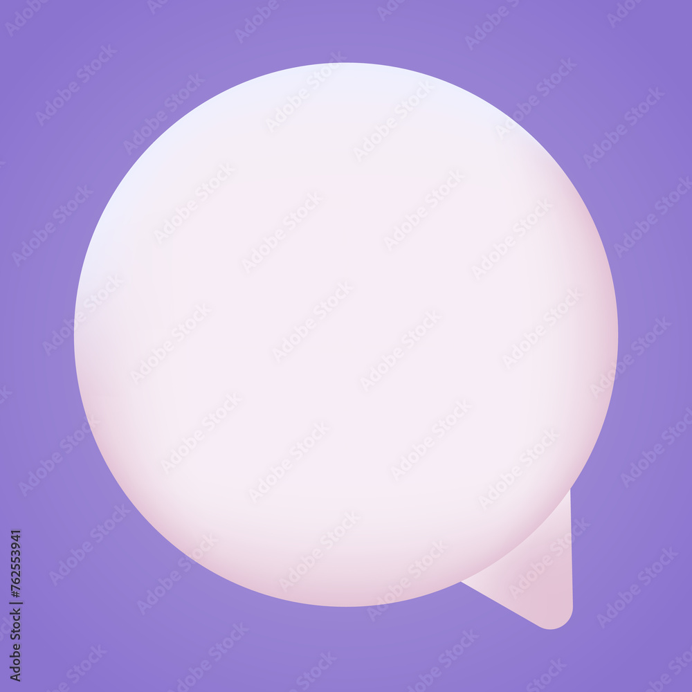 3d white speech bubble, social media chat message icon. Empty text bubble, comment, dialogue balloon 3d white speech bubble, social media chat message icon. Empty text bubble, comment, dialogue balloon