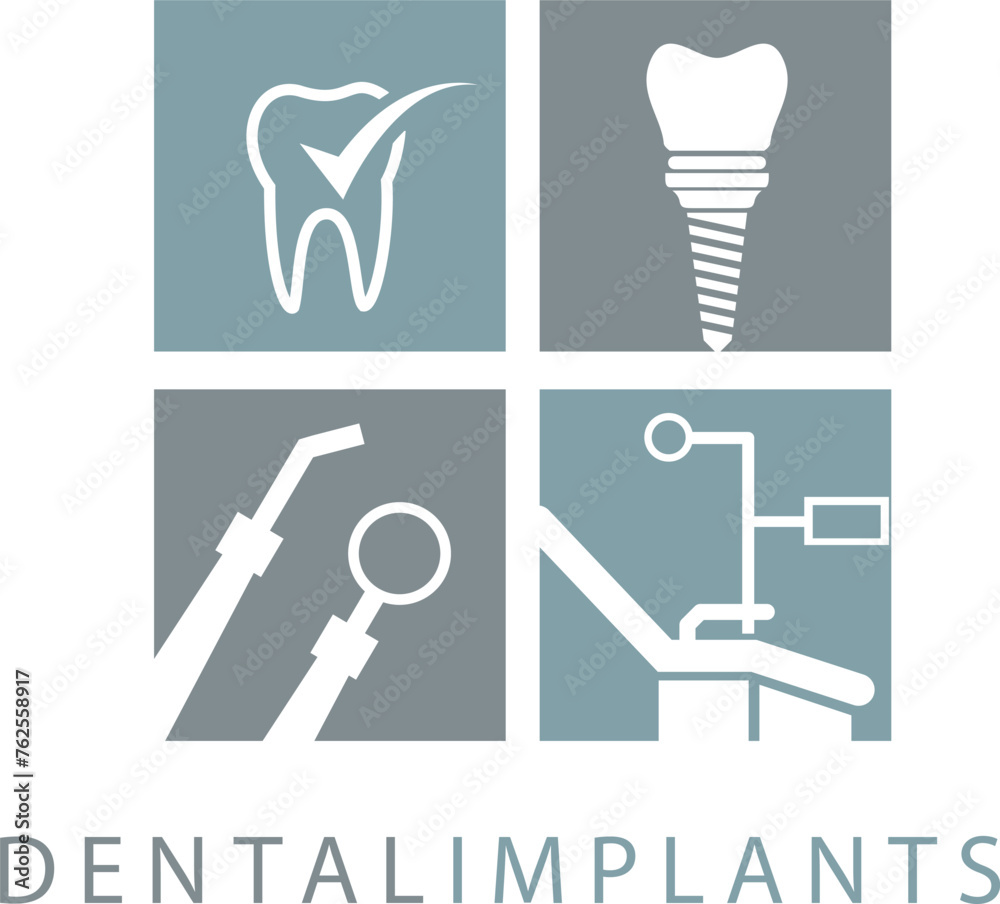 Medical Dental Logo Design. Dentist and dentistry clinic vector logo design. Dentist stomatology medical doctor Logotype concept icon.
