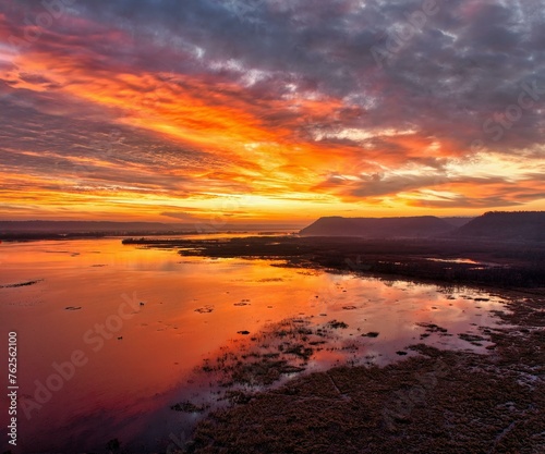 sunset on the beach