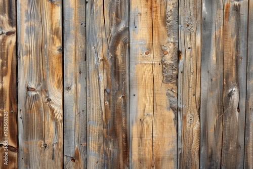old brown rustic light bright wooden boards fence texture - wood background