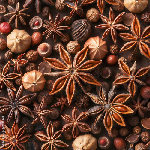 Assorted Collection of Spices and Herbs Close-up Photography