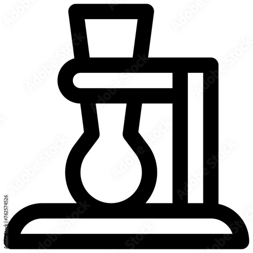 Yard glass. Editable stroke vector icon.