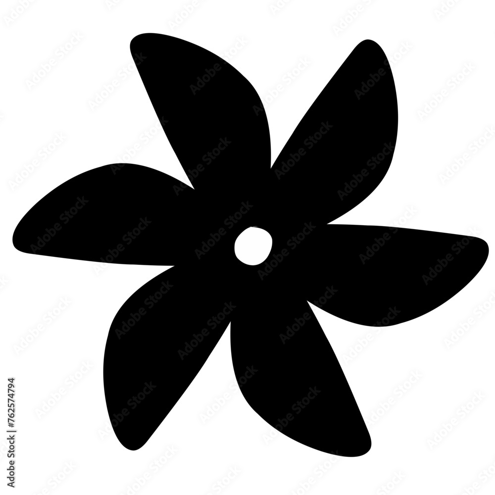 Propeller Silhouette Vector Propeller Silhouette Vector