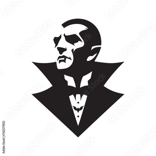 Dracula silhouette  Dracula Vector Silhouette Embodying the Mystery and Allure of Count   dracula black illustration