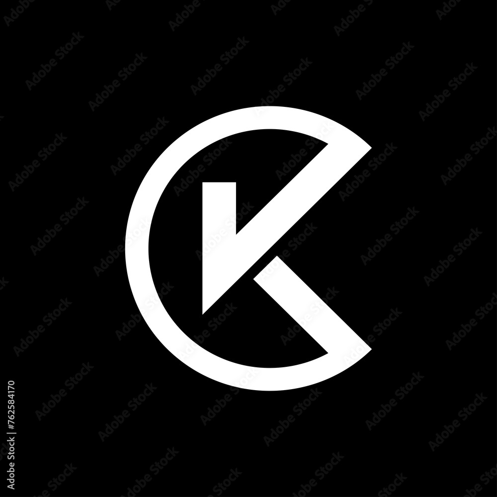 Letter k minimalist logo and icon design Letter k minimalist logo and icon design