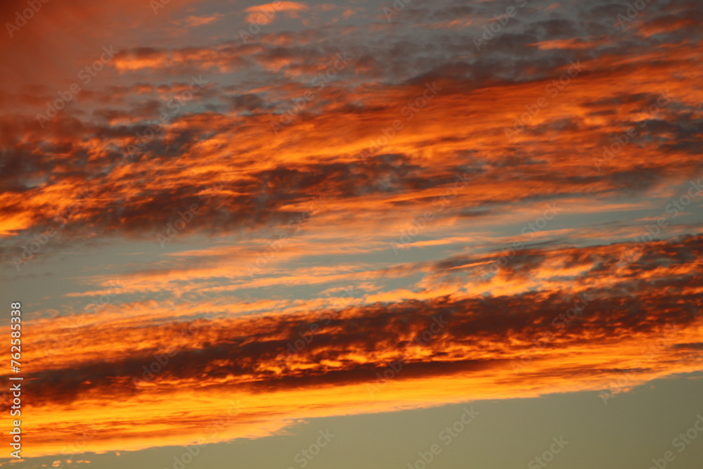 Fototapeta premium sunset in the sky