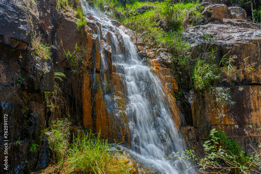 Serene Cascade at Datanla Waterfall, Dalat, Vietnam