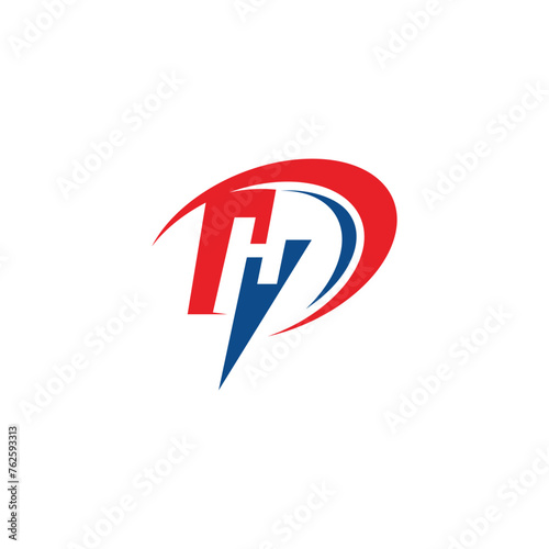 Power Letter P Logo Vector