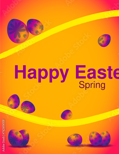 Happy easter carte (ID: 762606108)