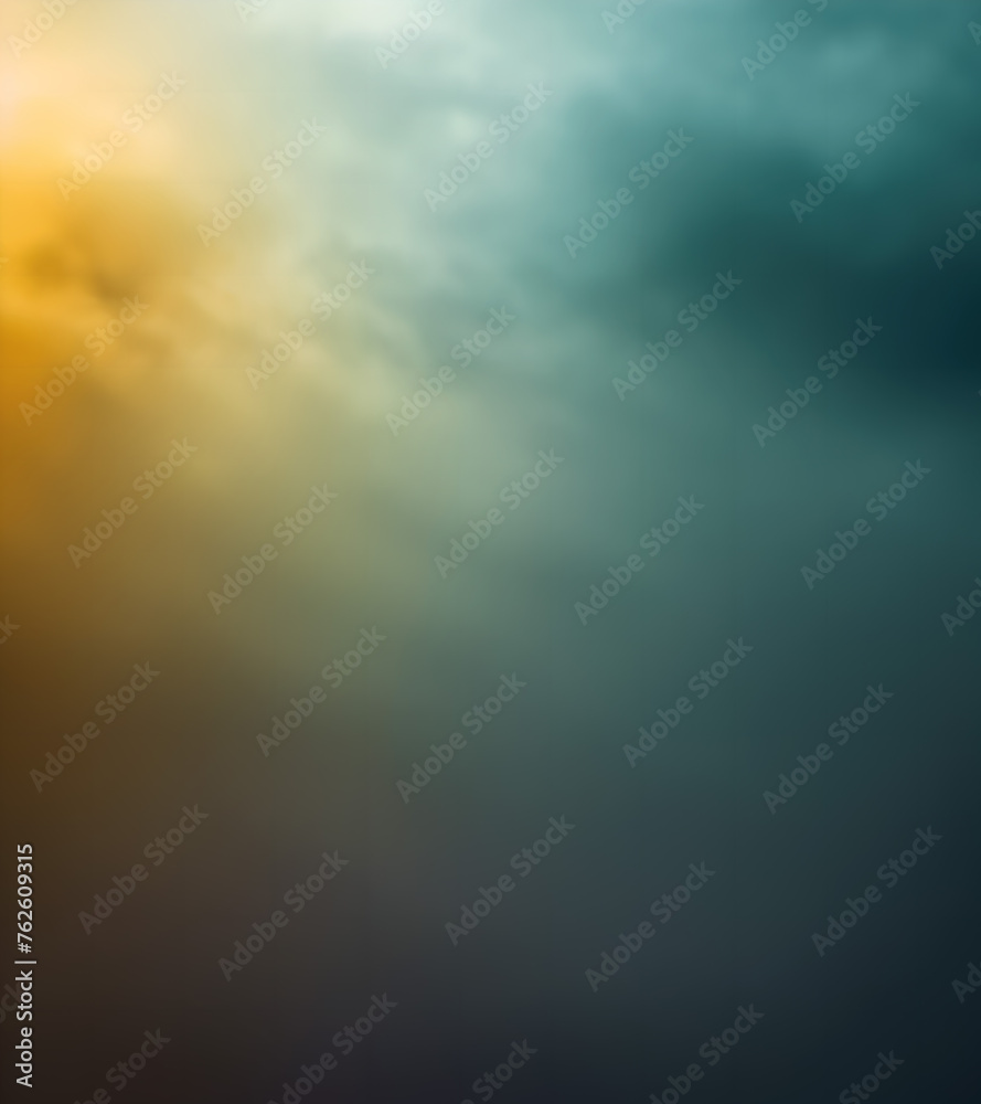 Sunset sky with clouds and sunbeams. Abstract background.