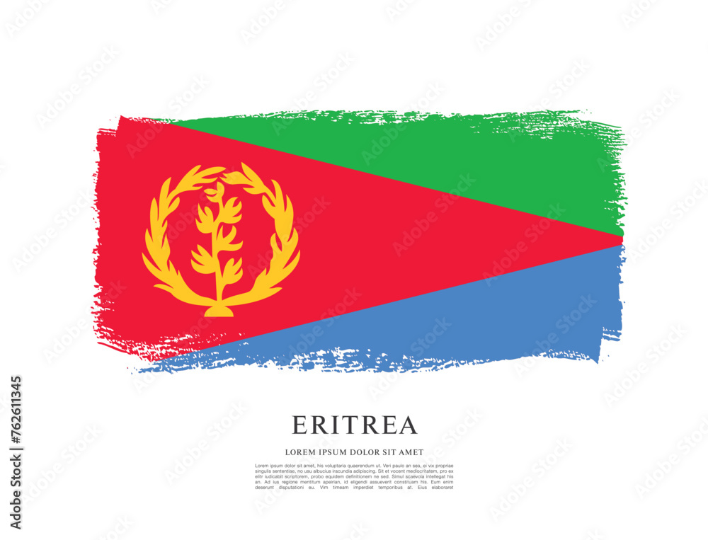 Obraz premium Flag of Eritrea