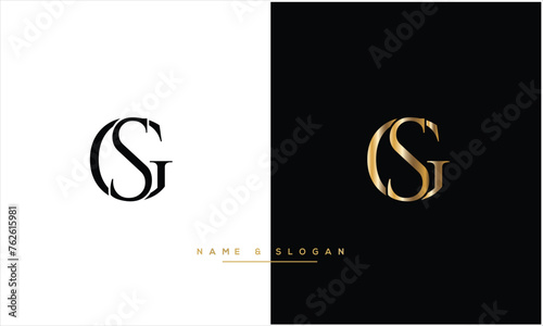 SG, GS, S, G, Abstract letters Logo monogram