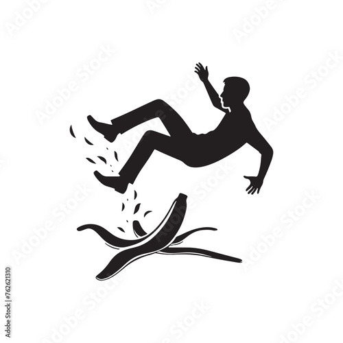 April Fool's Folly: Vector Silhouettes Celebrating April Fool's Day with Whimsical Charm and Mischief. April fools vector silhouette.