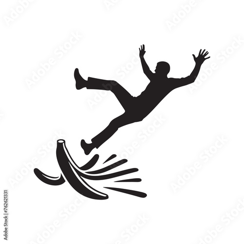 April Fool's Folly: Vector Silhouettes Celebrating April Fool's Day with Whimsical Charm and Mischief. April fools vector silhouette.