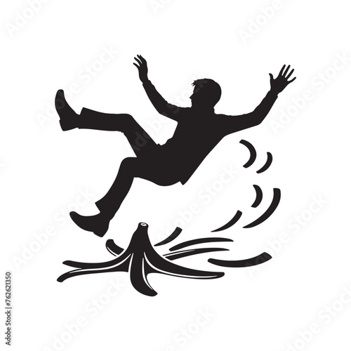 April Fool's Folly: Vector Silhouettes Celebrating April Fool's Day with Whimsical Charm and Mischief. April fools vector silhouette.