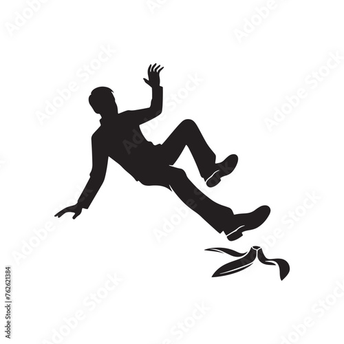 April Fool's Folly: Vector Silhouettes Celebrating April Fool's Day with Whimsical Charm and Mischief. April fools vector silhouette.