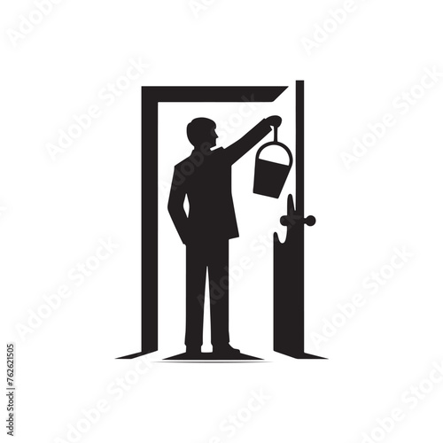 April Fool's Folly: Vector Silhouettes Celebrating April Fool's Day with Whimsical Charm and Mischief. April fools vector silhouette.