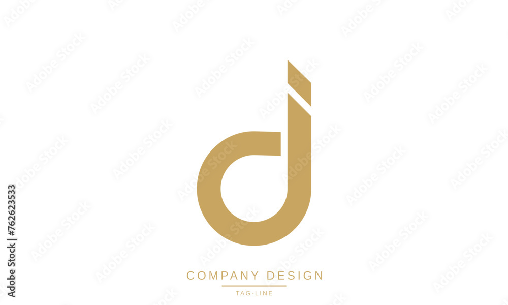 DJ, JD Abstract Letters Logo Monogram Vector Initials DJ, JD Abstract Letters Logo Monogram Vector Initials
