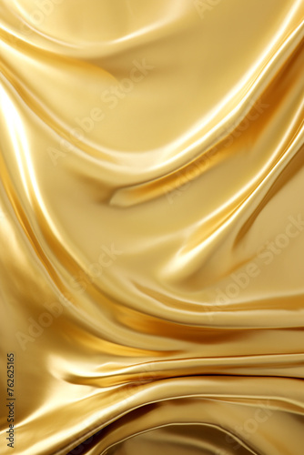 shiny gold foil background сreated with Generative Ai