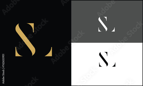 SL, LS, S, L, Abstract letters Logo Monogram photo